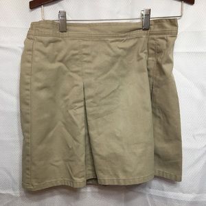 Khaki school uniform skorts-Girls 9/10